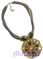 Indian ethnic necklace - click here for large view